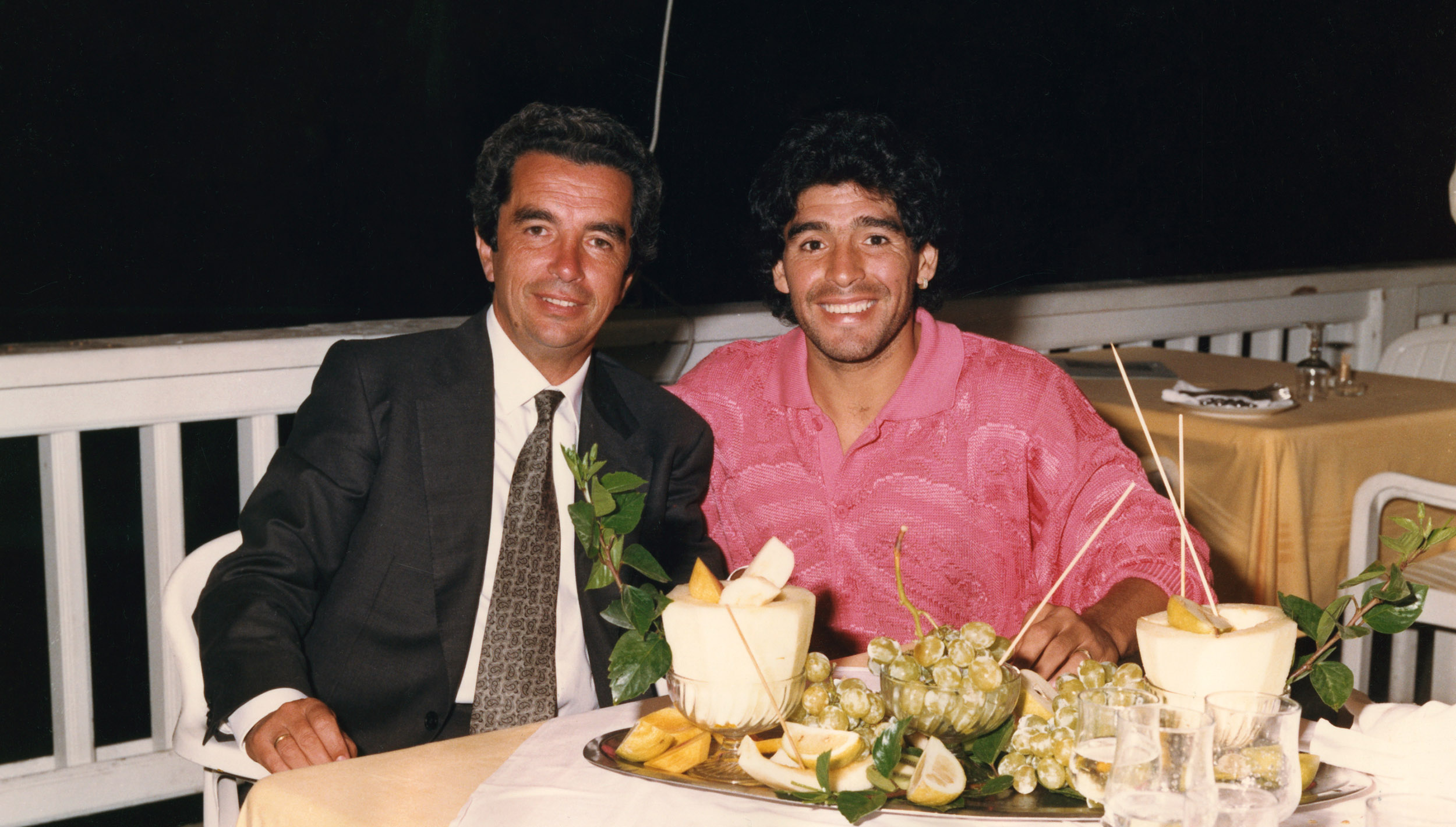 Henri Chenot with a special guest, Diego Armando Maradona
