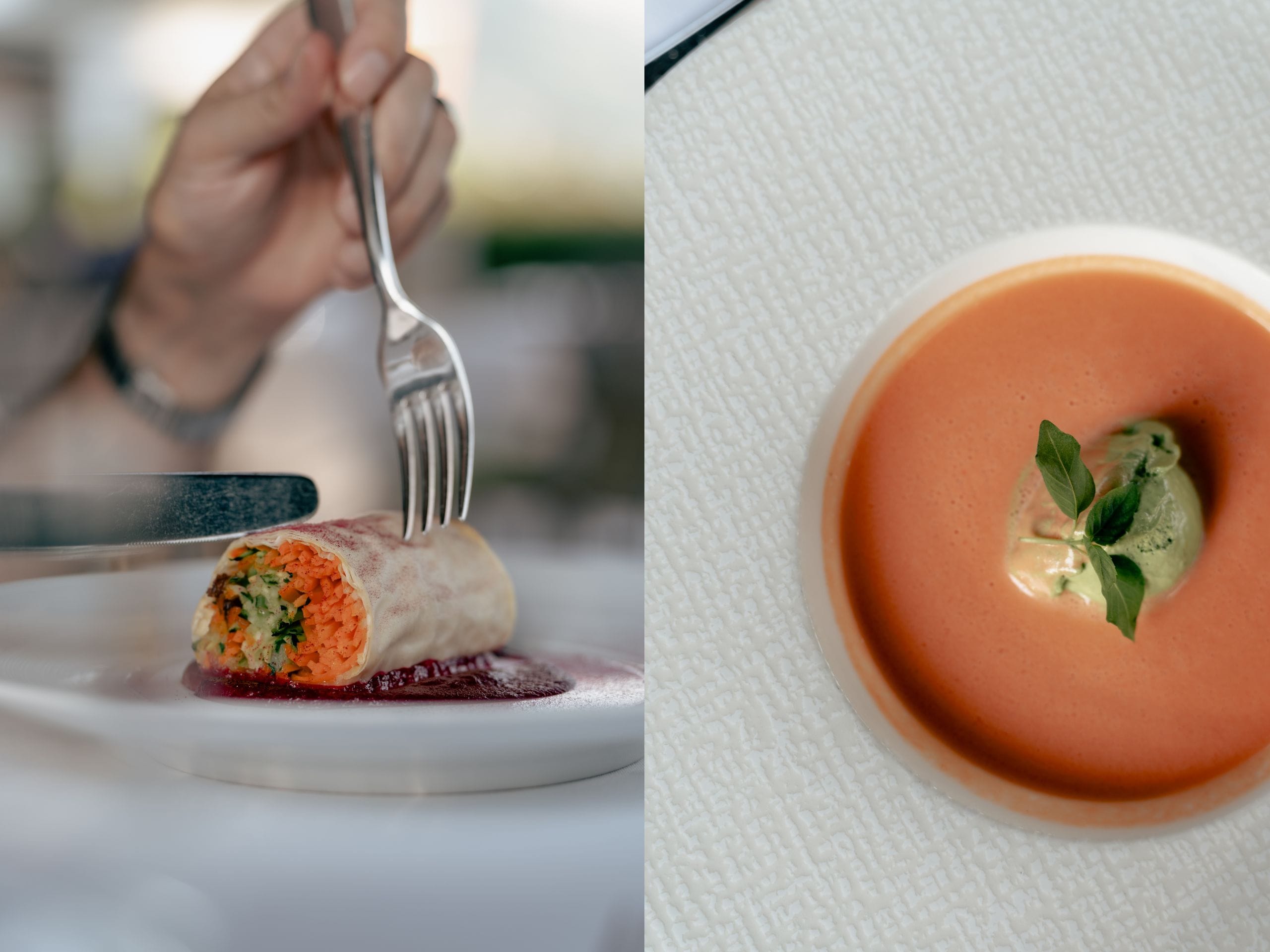 Chenot dishes