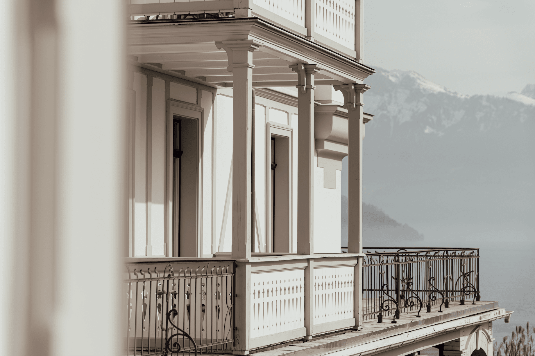 Chenot Palace Weggis Balcony