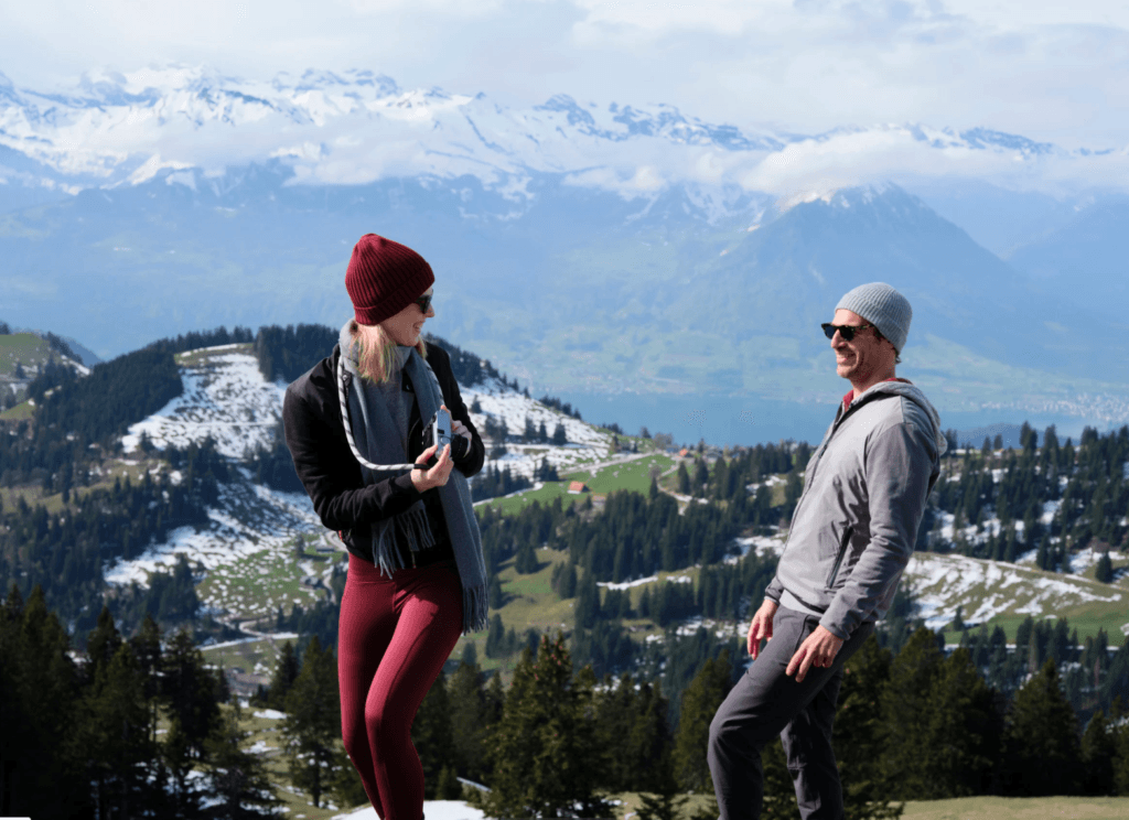 Couple on Mountain Rigi