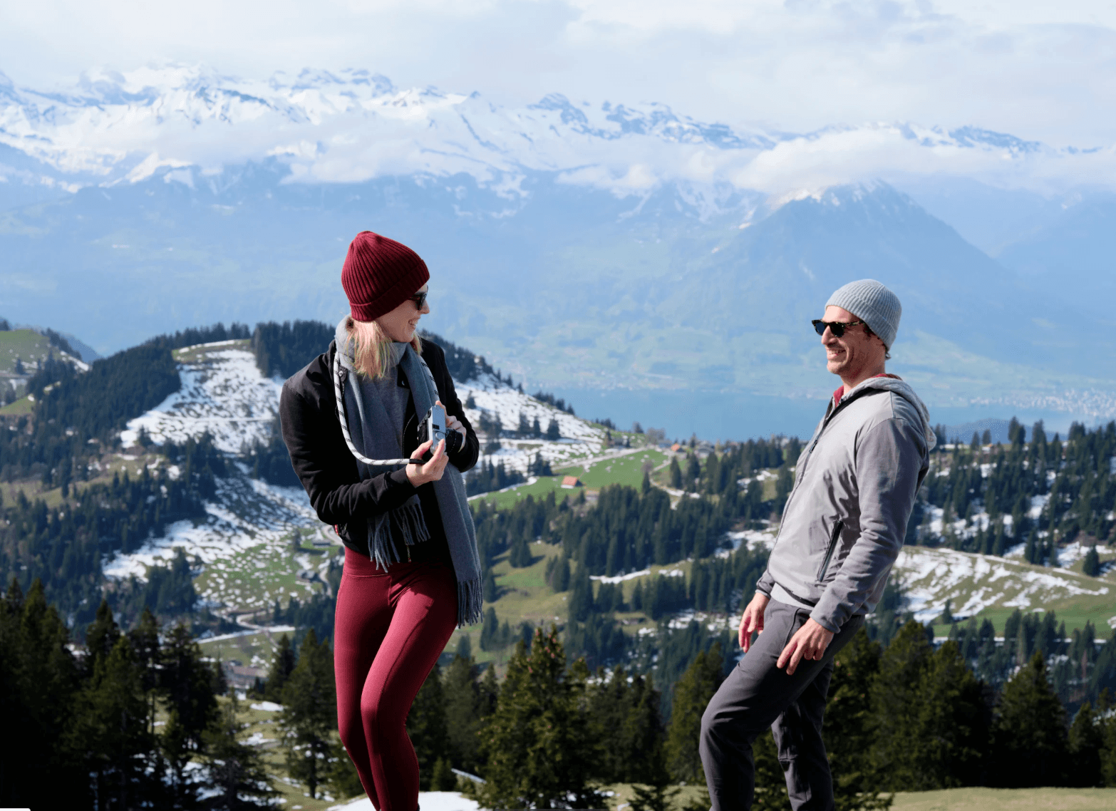 Couple on Mountain Rigi