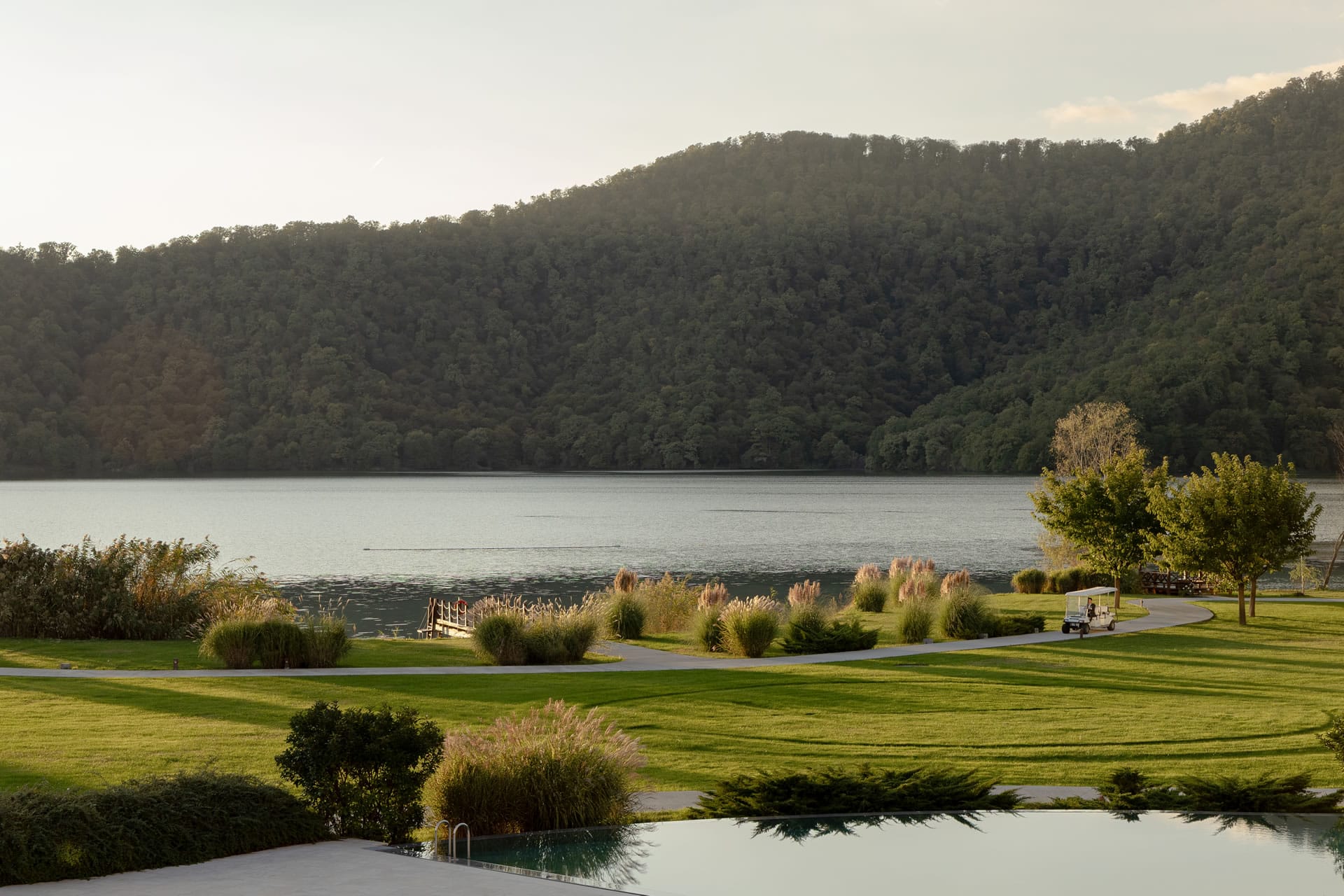 Chenot Palace Gabala Lake View in Sping